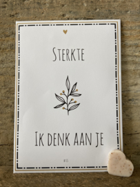 Geurkaart - Sterkte ik denk aan je