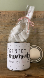 Cadeaublikje - Genietmomentje voor jou juf