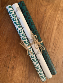 Cadeaupapier -  Cheetah wild Green