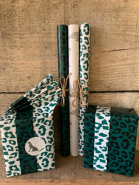 Cadeaupapier -  Cheetah wild Green