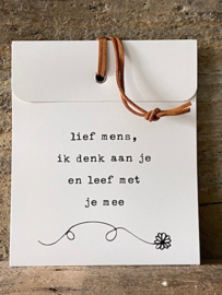 Wensgeurzakje - Lief mens