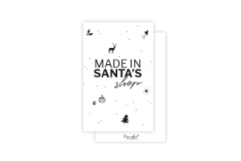 Mini kaart - Made in Santa’s shop