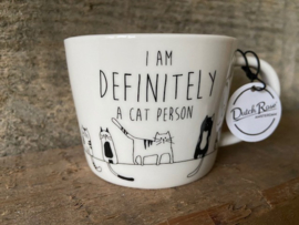 Koffiemokje -  I am Definitely a CAT Person