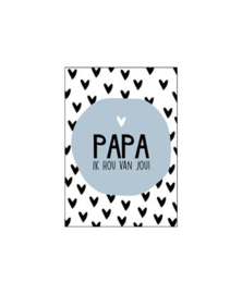 Cadeaukaart - Papa ik hou van jou