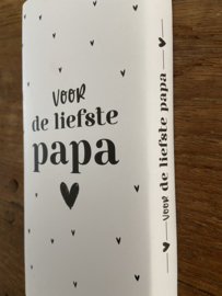 Chocolade wikkel - Voor de liefste papa