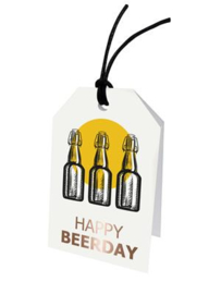 Cadeaulabel -  Happy Beerday