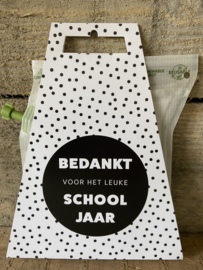 Teabrewer giftcard - Bedankt voor het leuke schooljaar