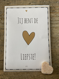 Geurkaart - Jij bent de liefste