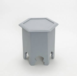 Hexagon mini table Gray