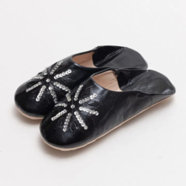 Sequin babouche Black