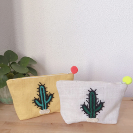 Cactus Hemp pouch White