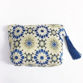 Arabesque pouch M Blue