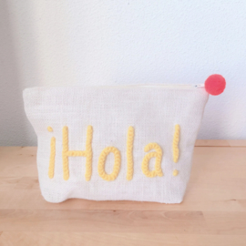 Hola! Hemp pouch Yellow