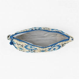 Arabesque pouch L Blue