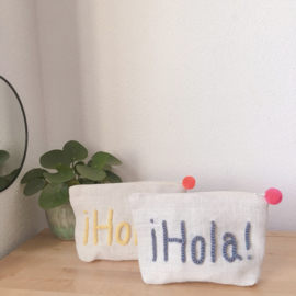 Hola! Hemp pouch Yellow