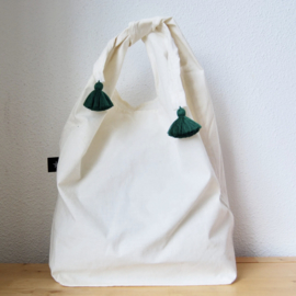 Tassel Eco bag Green