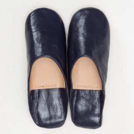 Babouche simple Navy