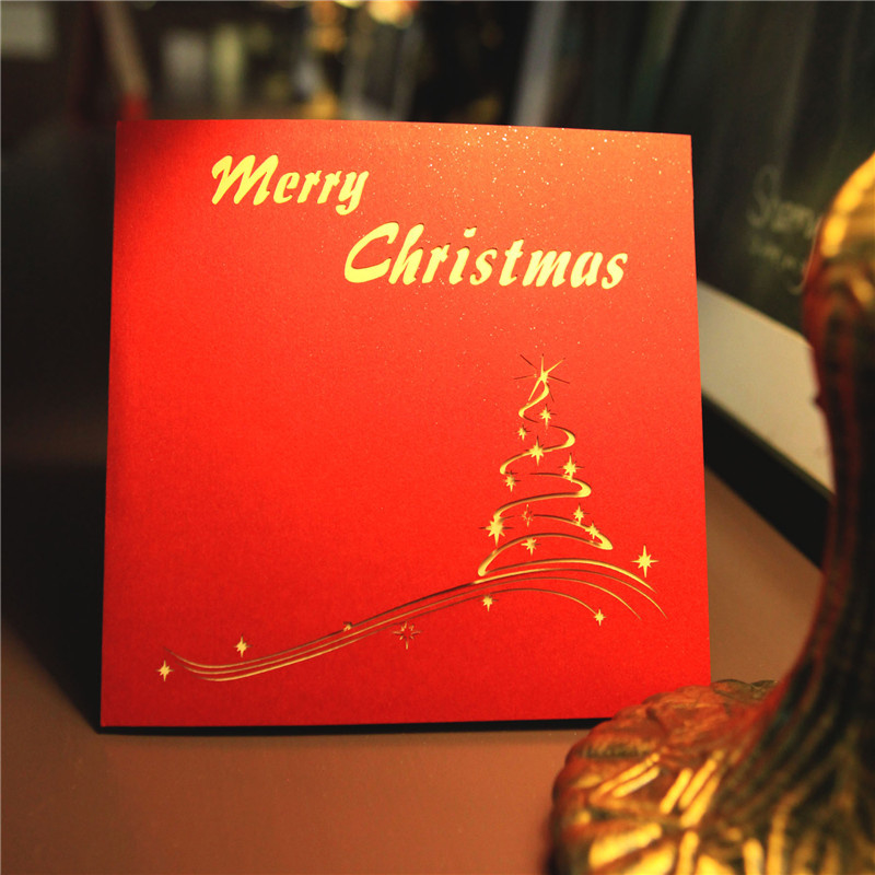 3D Pop-up Christmas Card Christmas Tree