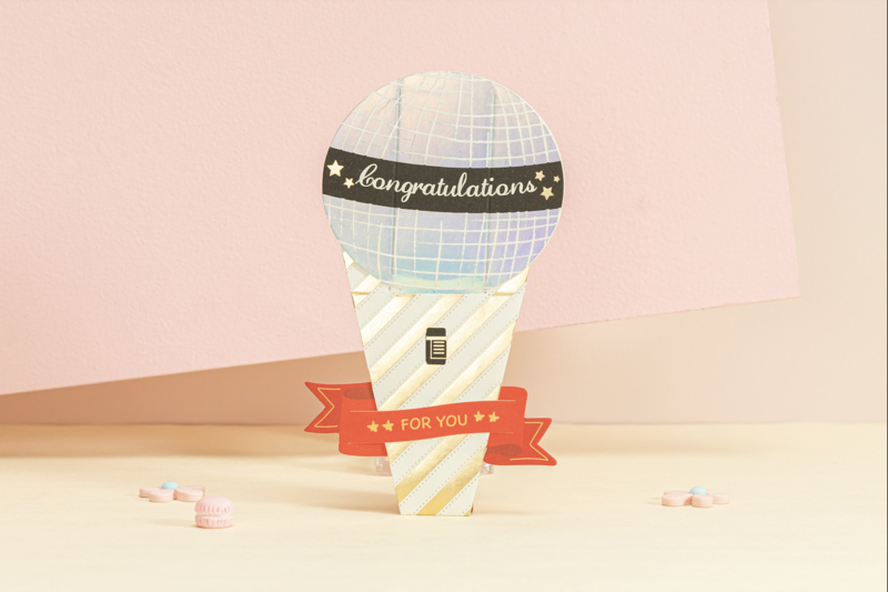 3D Pop up Verjaardagskaart Microfoon