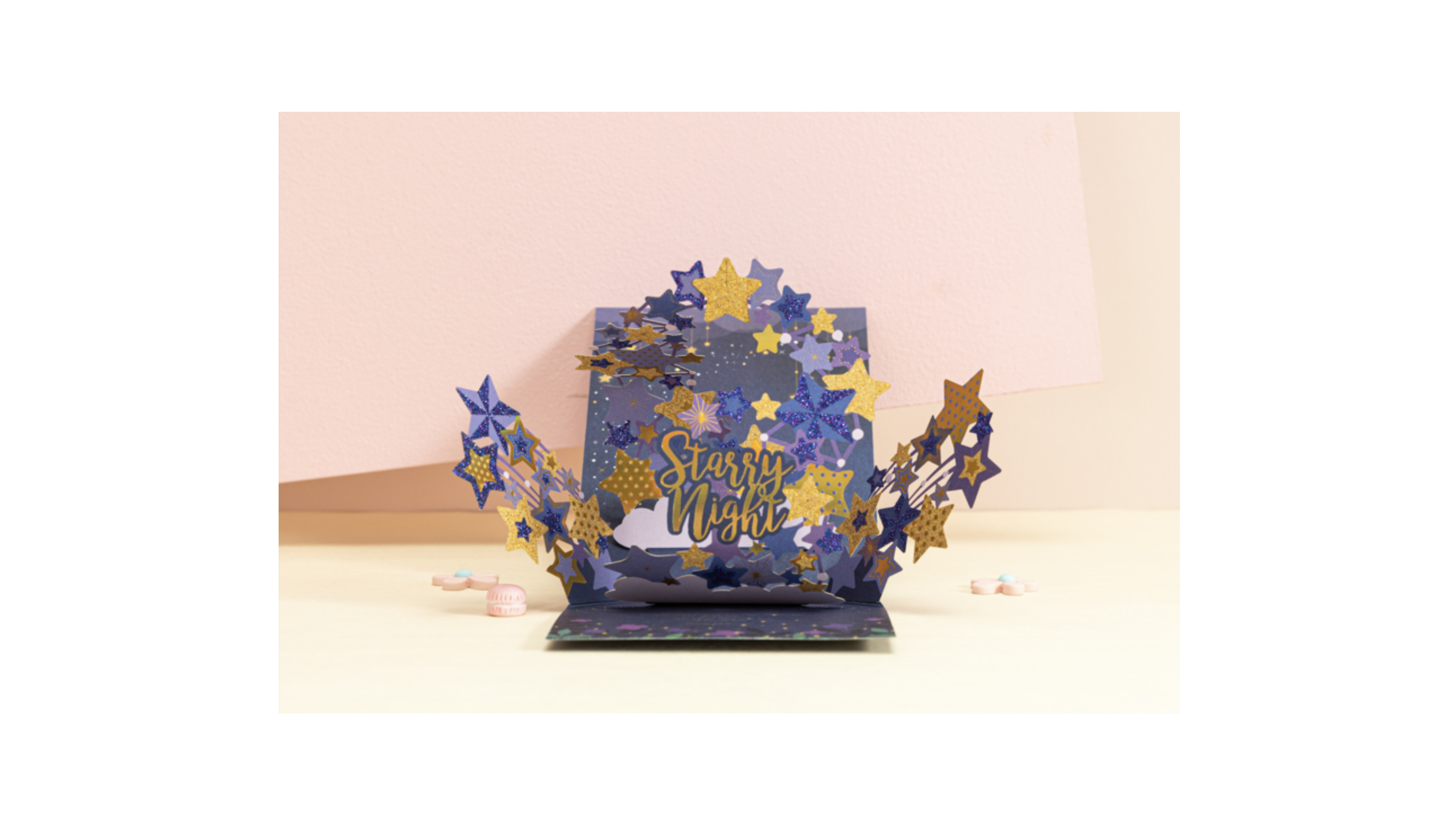 3D wenskaart Starry Night speciaal voor jou