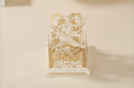 3D Pop-up Wenskaart: Sierlijke Fontein incl. berichtenpaneel