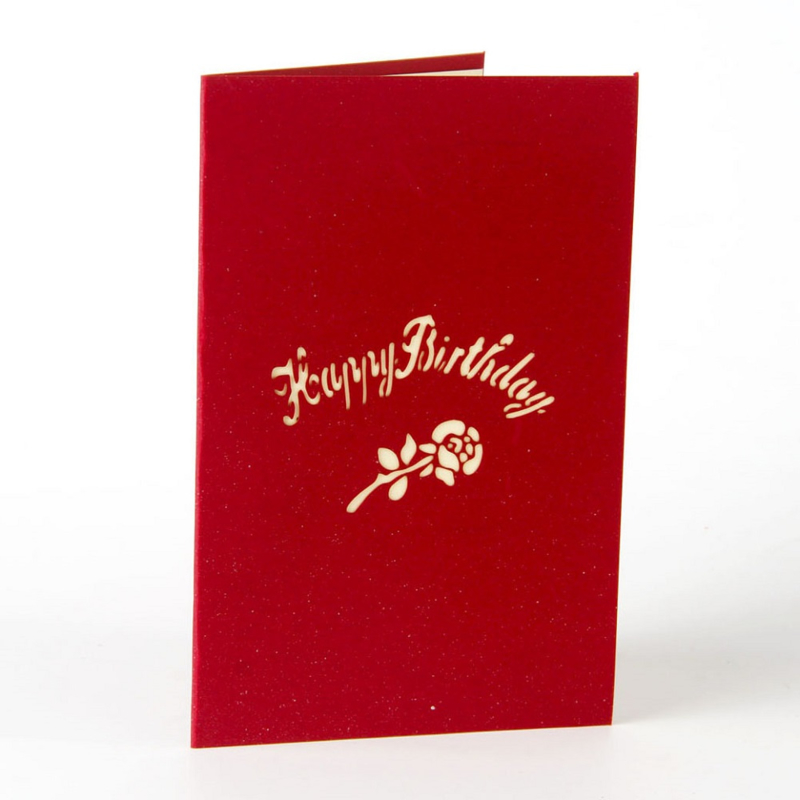 3D Pop-up Birthday Card Butterfly & Gift