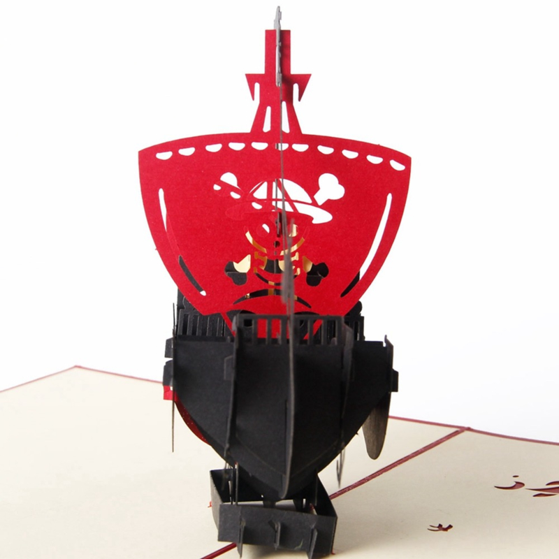 3D Pop up verjaardagskaart Piraat One Piece