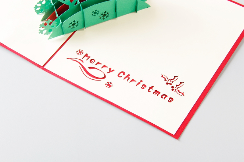 3D Pop-up Christmas card Christmas Deer