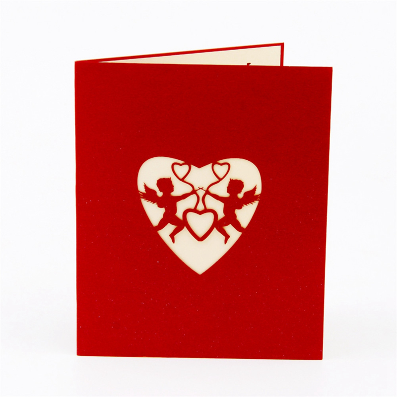 3D pop-up Valentine's card Cupid