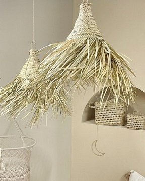Palmblad hanglamp Marokko