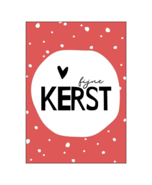 Kerstkaart Fijne kerst