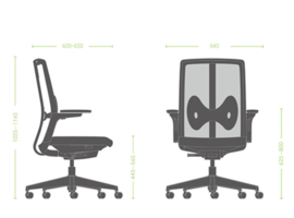 E2Sit (Black) EN 1335 / NPR 1813