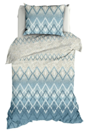 Dekbedovertrek Romanette Flanel Snuggle blauw