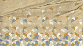 Dekbedovertrek Satin Dór Scoop blauw