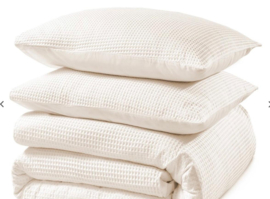 Dekbedovertrek Beau Maison Wafel creme