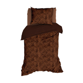 Dekbedovertrek Satin Doŕ Bisazza mokka