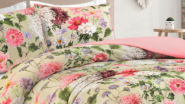 Dekbedovertrek papillon Olivia groen