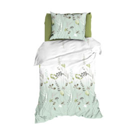 Dekbedovertrek Satin Doŕ Zizi dusty green