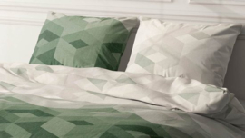 Dekbedovertrek Satin Dór Kiton Jade/forest groen