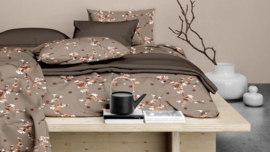 Dekbedovertrek Romanette geisha taupe
