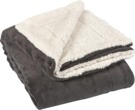 Unique Living Lars - Fleece - Plaid - 150x200 cm - Antraciet