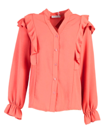 Blouse met rusches