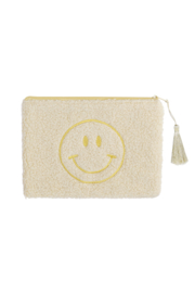 Make up tas Teddy Smiley Beige