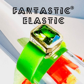 Fantastic Elastic ring - Groen  Art: 0168