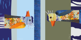 Love Birds -  XL Cards, set met 5 kaarten Art: 0147