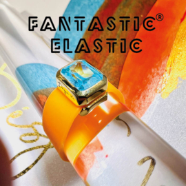 Fantastic Elastic ring - Turqouise Art: 0168