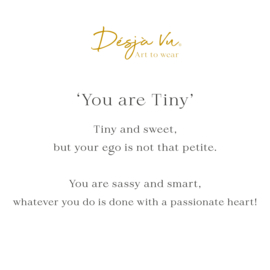 'You are Tiny' Pre-order