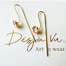 'Flowers' Pink Earrings