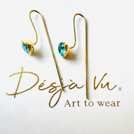 'Flowers' Blue earrings