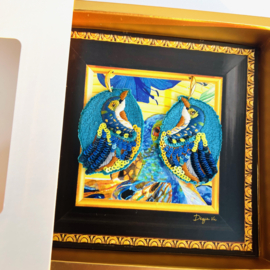 ‘You are a blue bird’ oorbellen Art: 0159